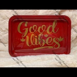 Good Vibes Decorative/Makeup/Trinket/Rolling Tray